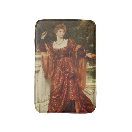 Hesperia (von Frank Dicksee) Badematte (Vorderseite Vertikal)