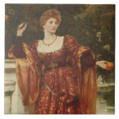 Hesperia (von Frank Dicksee) Fliese (Vorderseite)