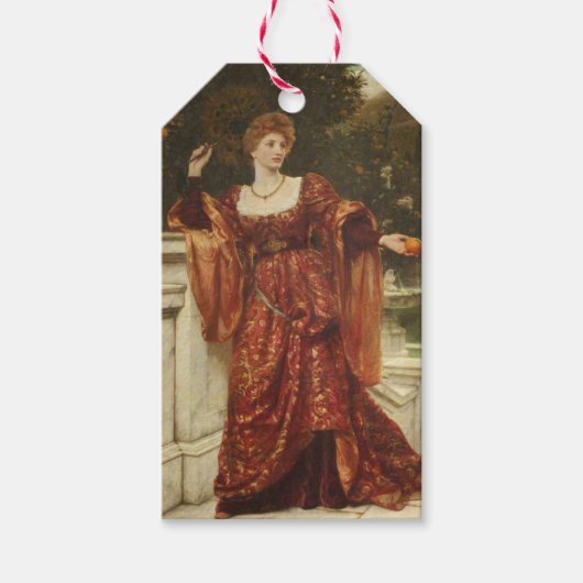 Hesperia (von Frank Dicksee) Geschenkanhänger (Vorderseite)