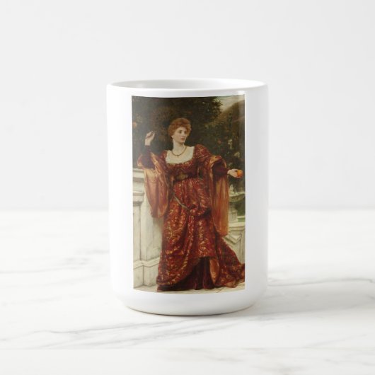 Hesperia (von Frank Dicksee) Kaffeetasse (Mittel)