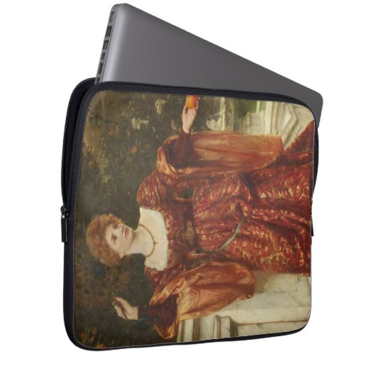 Hesperia (von Frank Dicksee) Laptopschutzhülle (Vorne Rechts)