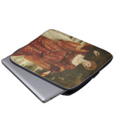 Hesperia (von Frank Dicksee) Laptopschutzhülle (Vorne Knopf)