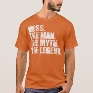 Hess Familienname Hess Nachname Hess Nachname H T-Shirt
