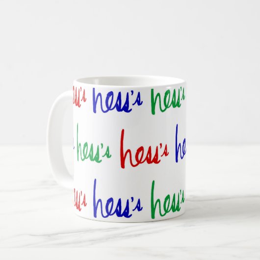 Hess Kaffeetasse (Vorderseite Links)