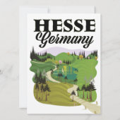 Hesse Germany Travel Poster (Rückseite)