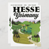 Hesse Germany Travel Poster (Vorne/Hinten)