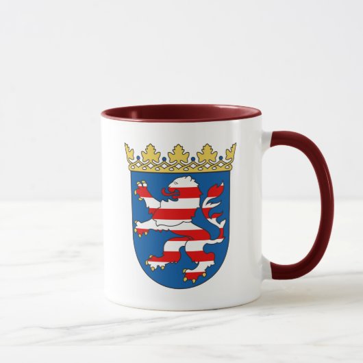 Hessen - Coat of Arms/Wappen Coffee Mug Tasse (Rechts)