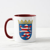 Hessen - Coat of Arms/Wappen Coffee Mug Tasse (Links)