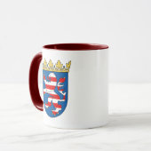 Hessen - Coat of Arms/Wappen Coffee Mug Tasse (Vorderseite Links)