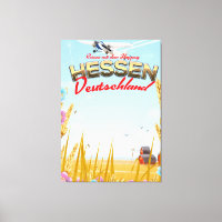 Hessen Deutschland Reiseplakat