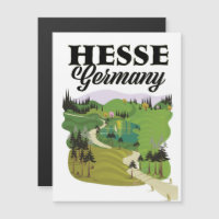 Hessen Deutschland Reiseplakat