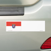 Hessen-Flagge Autoaufkleber (Auf Auto)