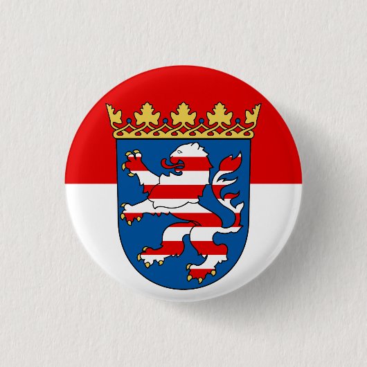 Hessen-Flagge Button (Vorderseite)
