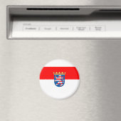 Hessen Flagge Magnet (In Situ (Geschirrspüler))