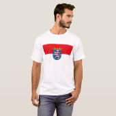 Hessen-Flaggen-T - Shirt (Vorne ganz)