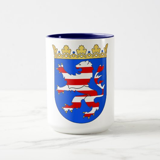 Hessen (Hessen) COA Tasse (Zentrum)
