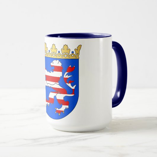 Hessen (Hessen) COA Tasse (VorderseiteRechts)