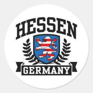 Hessen Runder Aufkleber