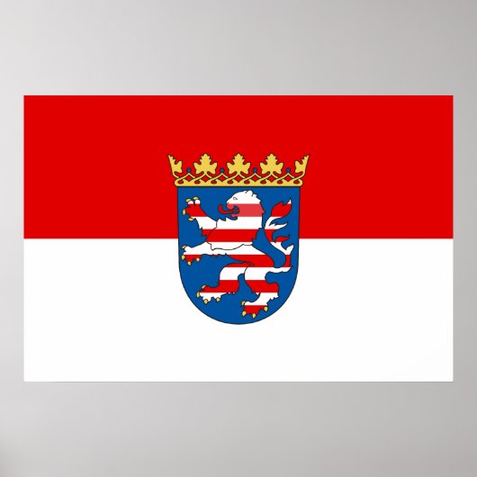 Hessen (Staat), Deutschland Poster (Vorne)