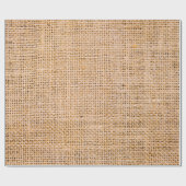 Hessian sackcloth burlap woven texture background, geschenkpapier (Flach)