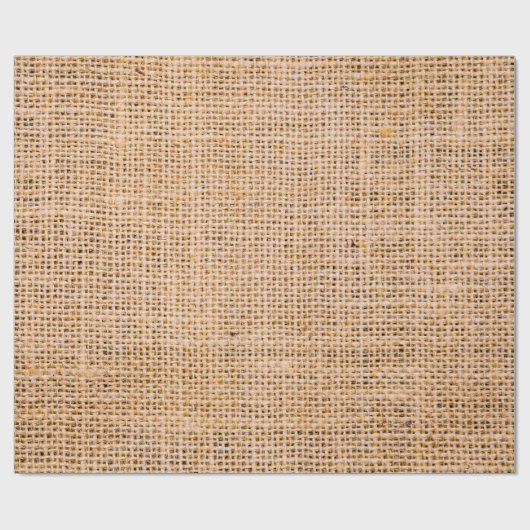 Hessian sackcloth burlap woven texture background, geschenkpapier (Flach)