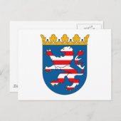 Hessische Wappen Postkarte (Vorne/Hinten)