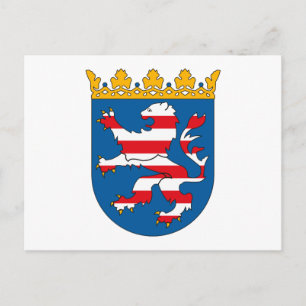 Hessische Wappen Postkarte