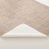 Hessischer Sacktuch, gewebter Texturhintergrund. Sherpadecke (3/4)