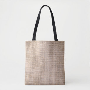 Hessischer Sacktuch, gewebter Texturhintergrund. Tasche