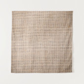 Hessischer Sacktuch, gewebter Texturhintergrund. Wandteppich (Vorderseite (Horizontal))