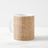 Hessischer Sacktuchhalter mit gewebter Textur, Kaffeetasse (Vorderseite Links)