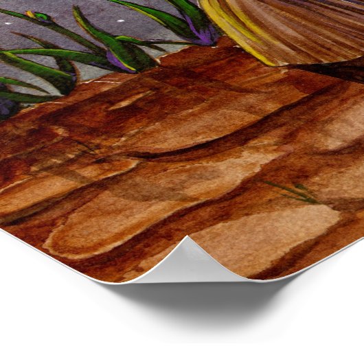 'Hester and the Owl' Poster (Ecke)