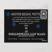 HESTER BESSIE METTS COLLECTIBLE ART POSTKARTE (Rückseite)