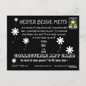 HESTER BESSIE METTS COLLECTIBLE ART POSTKARTE (Rückseite)