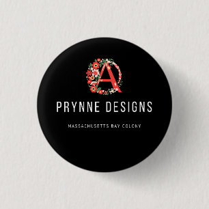 Hester Prynne Scarlet Letter-Taste Button