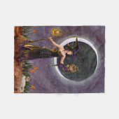 Hester und die Eulen-Fleece-Decke Fleecedecke (Vorderseite (Horizontal))