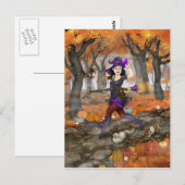 Hesters Herbstabenteuer Postkarte (Vorne/Hinten)