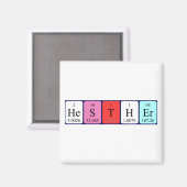 Hesther Periodenmagnetmagnet Magnet (Vorderseite/Rückseite)