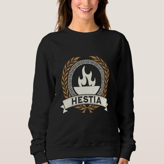 Hestia Alte griechische Göttesymbol Sweatshirt (Vorderseite)