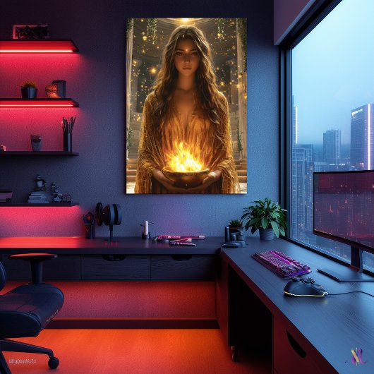 Hestia, Göttin des Herzens - Hüterin Poster