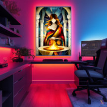 Hestia - Kubistische Minimalistische Legende - God