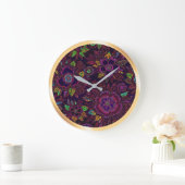 HESTIA: Mitternachtsherd - Maximalistische Wanduhr (Zuhause)
