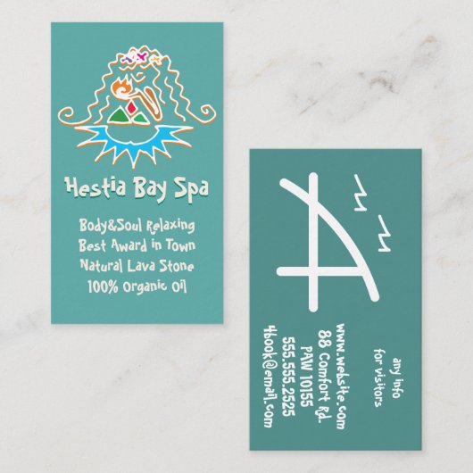 HESTIA VISITENKARTE (Vorne/Hinten)