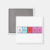 Heston Periodenmagnet Magnet (Vorderseite/Rückseite)