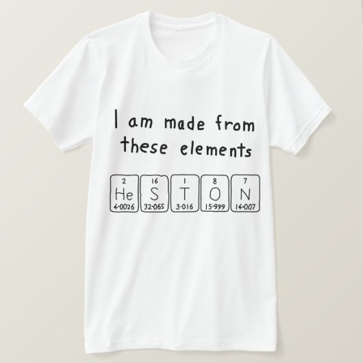 Heston Periodenname Shirt (Design vorne)