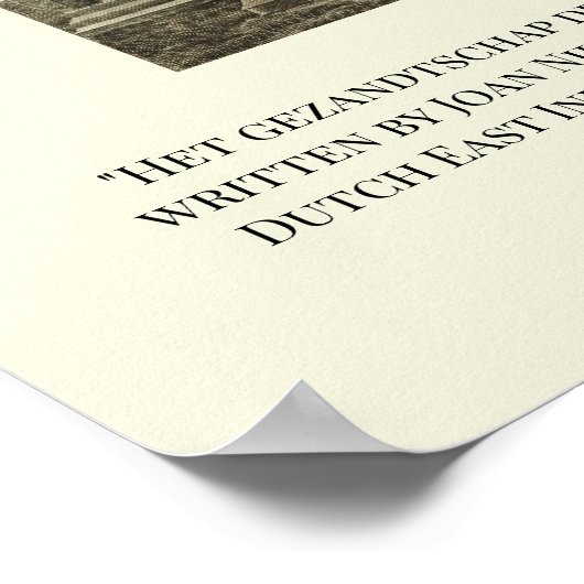 Het gezandtschap der Nederlandtsche Oost-Indische Poster (Ecke)