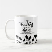 Het Off Nursing School Abschluss Name School Kaffeetasse (Links)