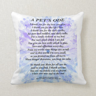 Het Tribute to Eigentümer Gedicht Cushion 41 x 41 Kissen