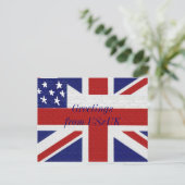 Hetalia: Grüße von USxUK Postkarte (Stehend Vorderseite)