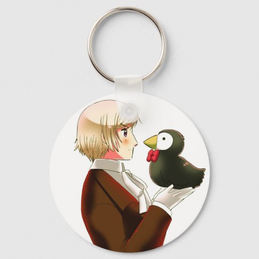 Hetalia Island & Mr. Puffin Schlüsselanhänger (Vorderseite)